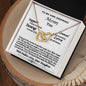Gift For Super Hero Mom From Daughter Interlocking Hearts Necklace Perfect Sentiment Mom Gift