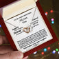 Gift For Super Hero Mom From Daughter Interlocking Hearts Necklace Perfect Sentiment Mom Gift