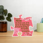 Perfect Gift For Mom From Son Acrylic Puzzle Plaque Unique Mom gift