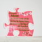 Perfect Gift For Mom From Son Acrylic Puzzle Plaque Unique Mom gift