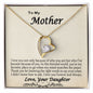 Gift For Mom From Daughter Forever Love Necklace Mother's Day Gift